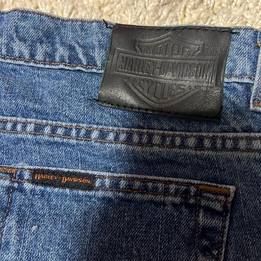 Vintage 90s Harley Davidson Women’s Medium Straight Jeans 12R - Picture 5 of 5